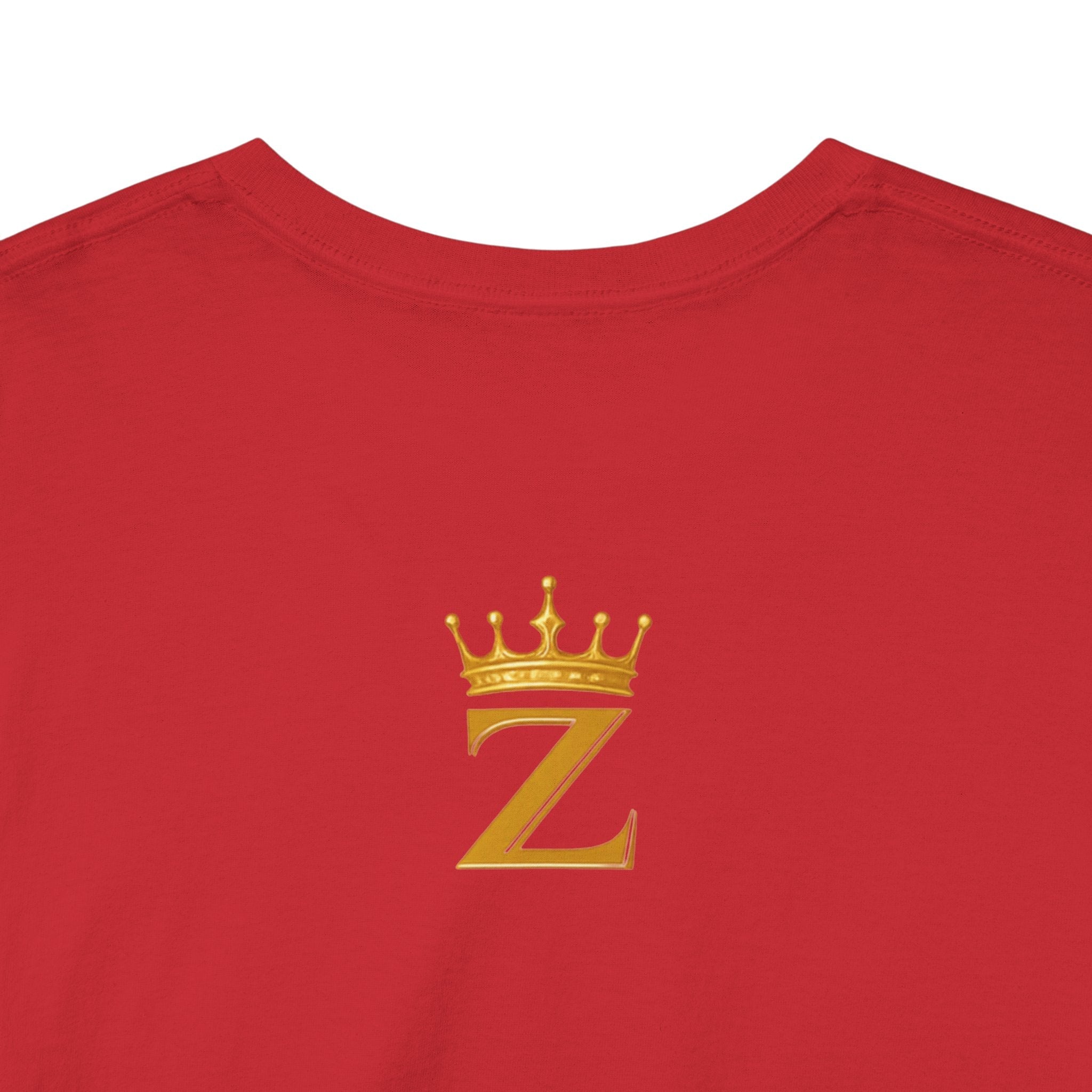 Unisex Zealous For All T-Shirt (Gold Logo (with Back logo) T-shirt) Printify