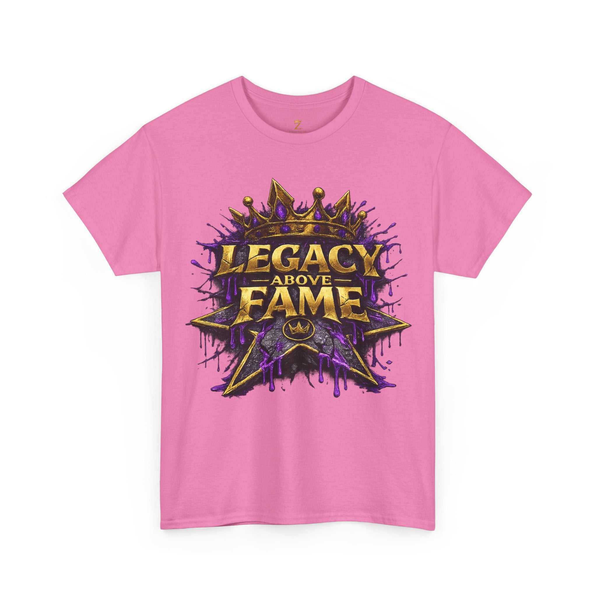 Adult Legacy Above Fame Graphic T-Shirt (Purple Drip) - Zealous For All