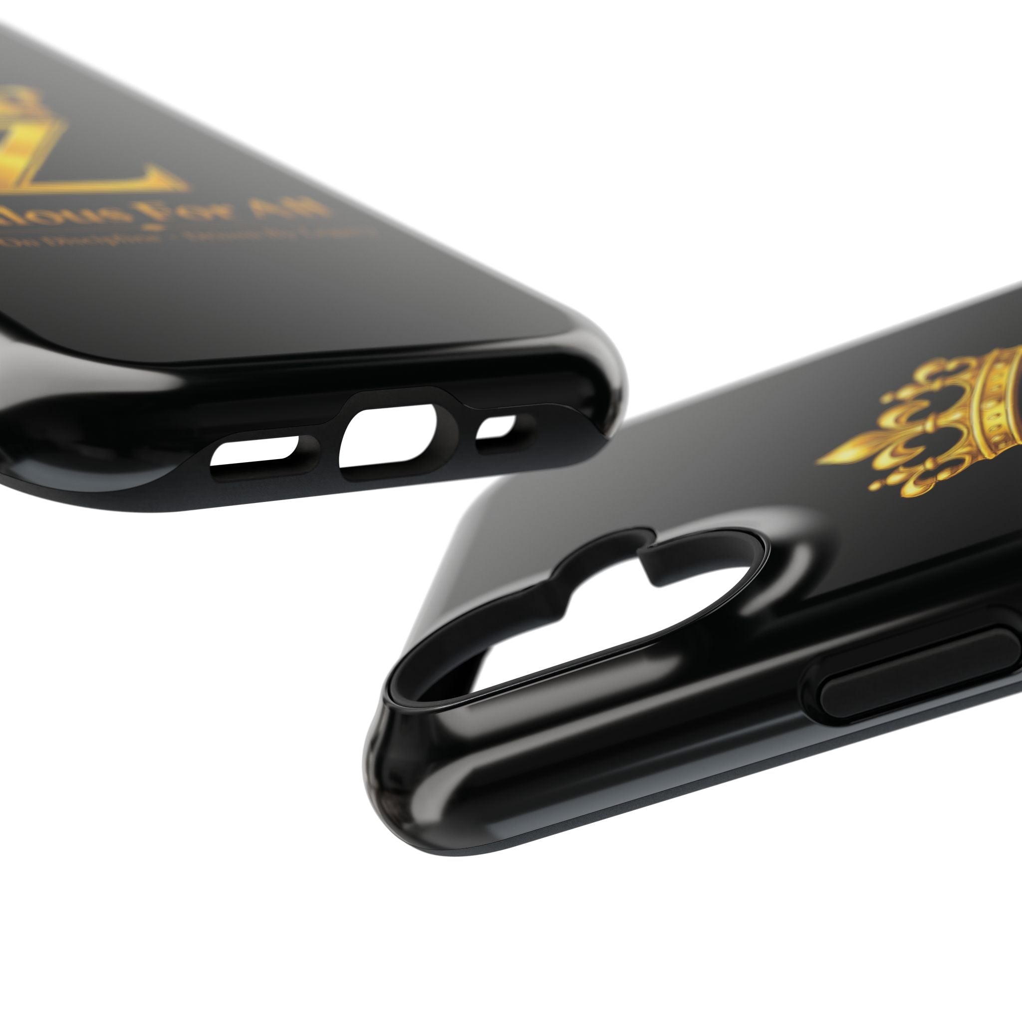 ZFA Phone Case  — "Zealous For All" Gold Crown Impact-Resistant Case Printify