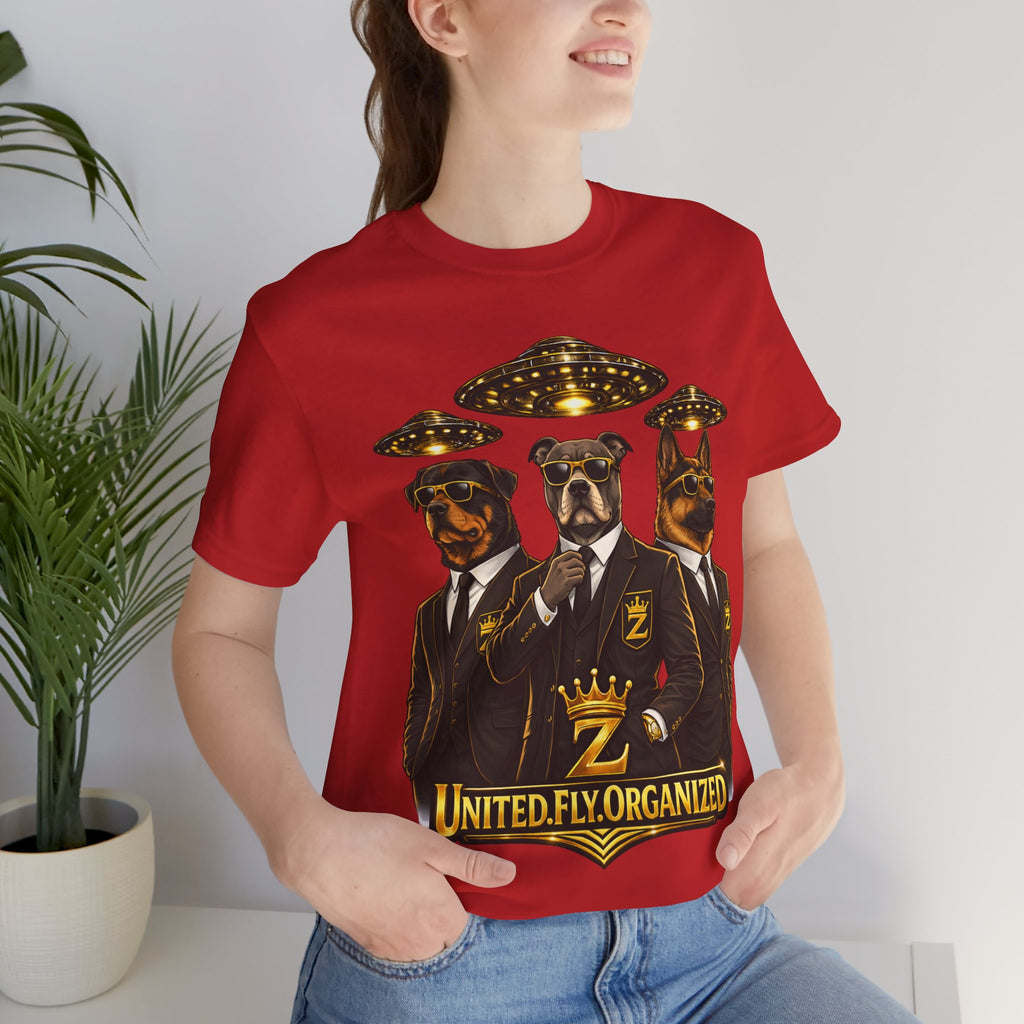COMING SOON... United. Fly. Organized. Graphic Tee (Gold) Printify