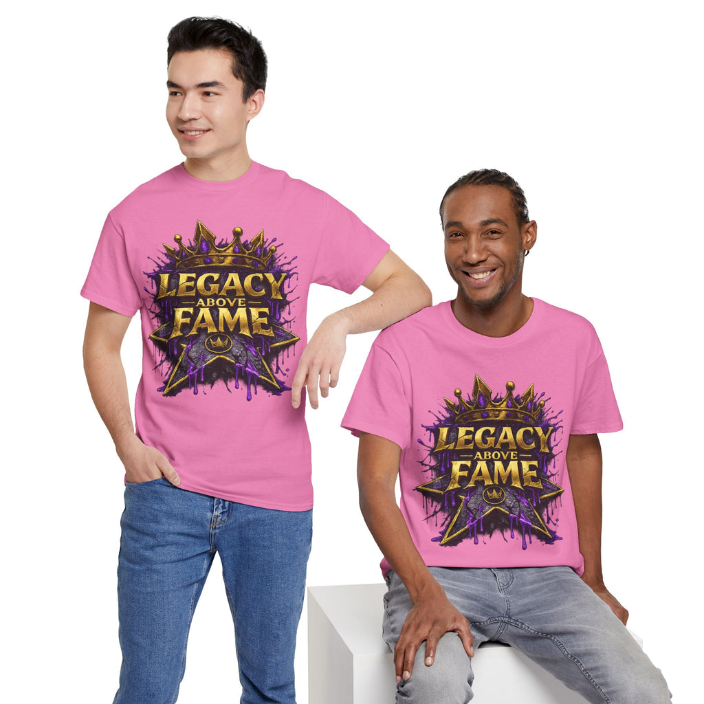 Adult Legacy Above Fame Graphic T-Shirt (Purple Drip) - Zealous For All