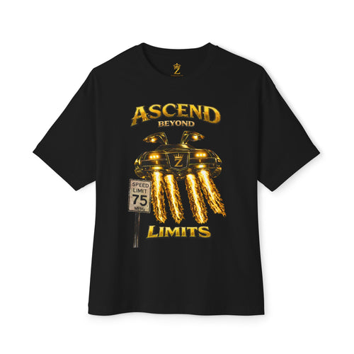 COMING SOON... Adult *Oversized* Ascend Beyond Limits Graphic Tee (Gold) Printify