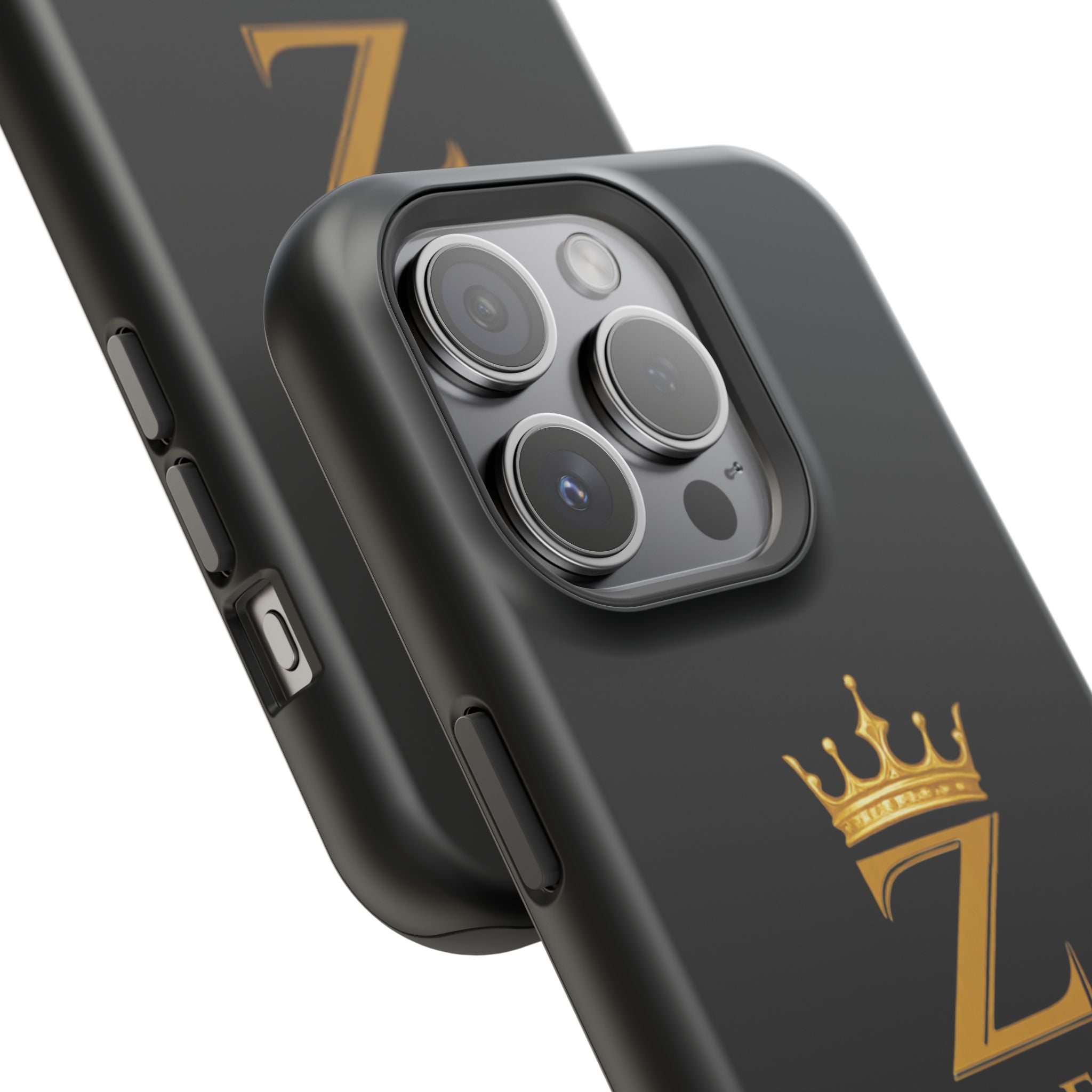 Phone Case — "Zealous For All" Gold Crown Impact-Resistant Case Printify