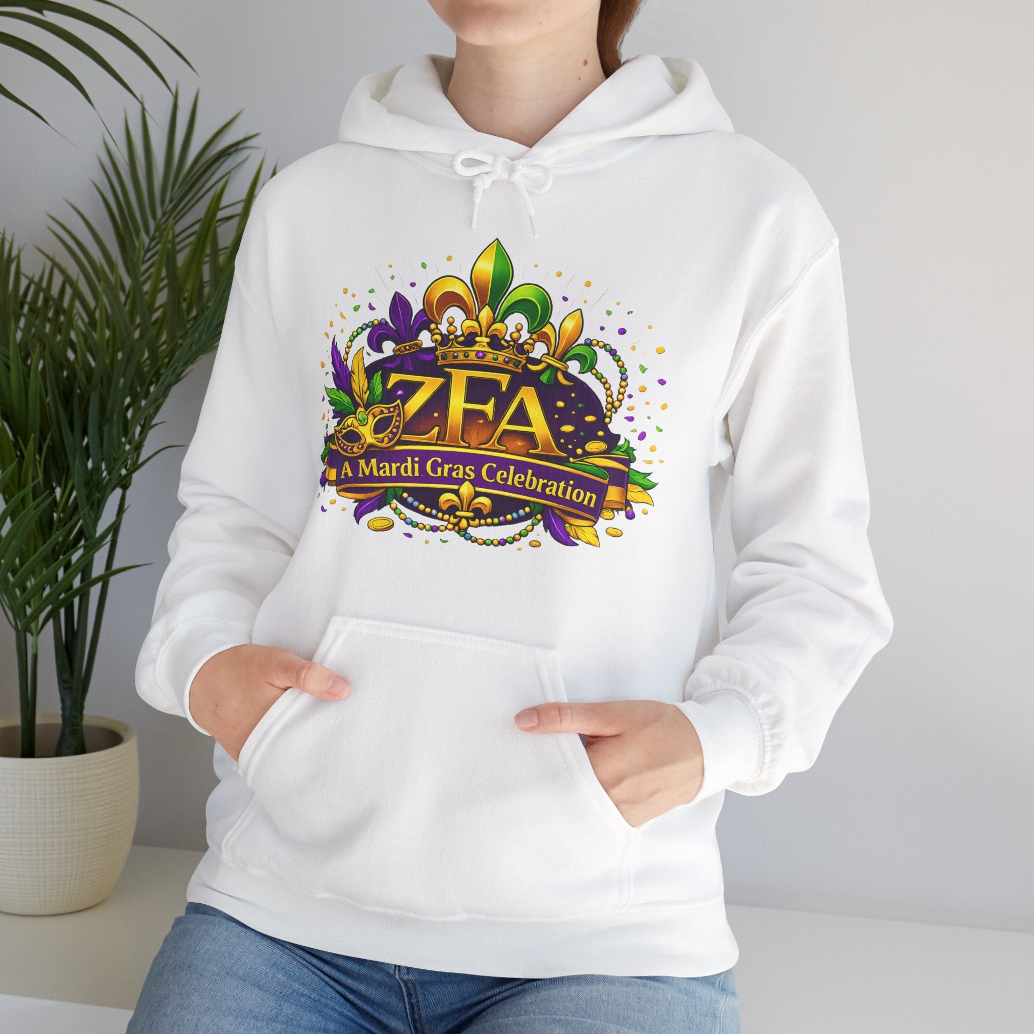 COMING WINTER... ZFA Mardi Gras Celebration Hoodie — Mardi Gras Edition Printify