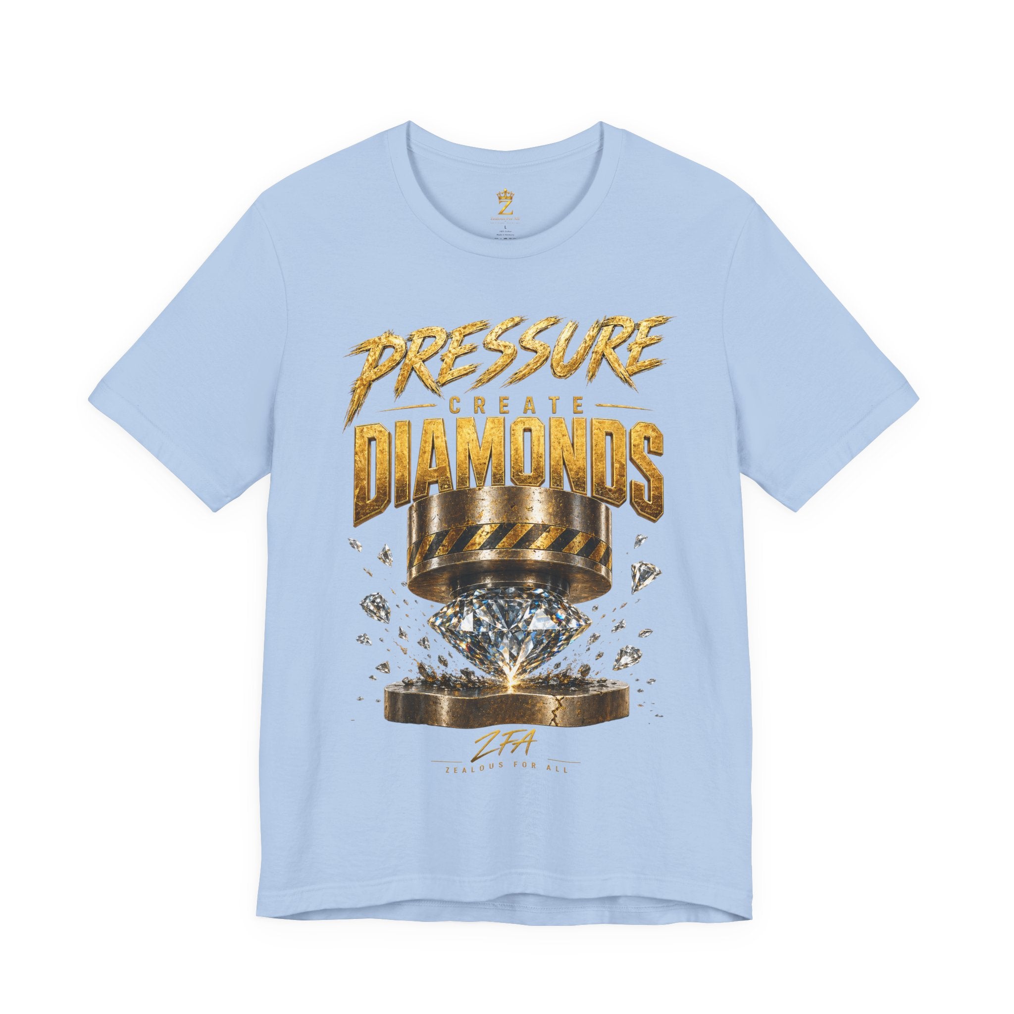 Pressure Create Diamonds T-Shirt — Motivational Graphic Tee