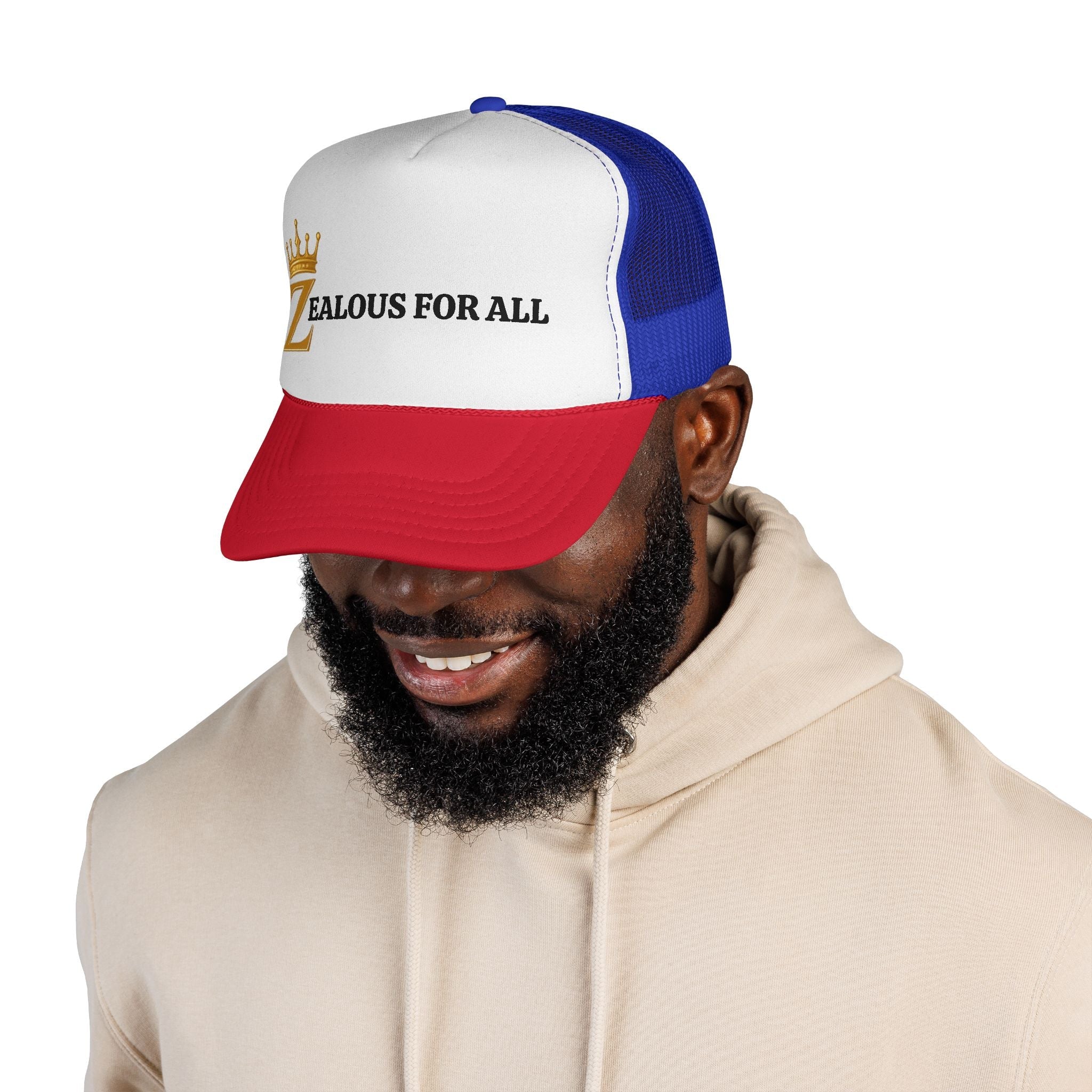 Zealous For All Trucker Caps Printify