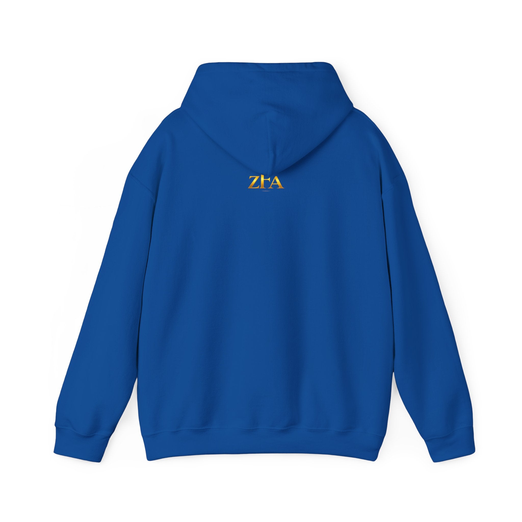Zealous For All Hoodie — Gold Logo Printify
