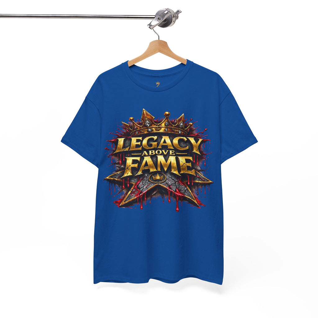 Adult Legacy Above Fame Graphic T-Shirt (Red Drip) - Zealous For All