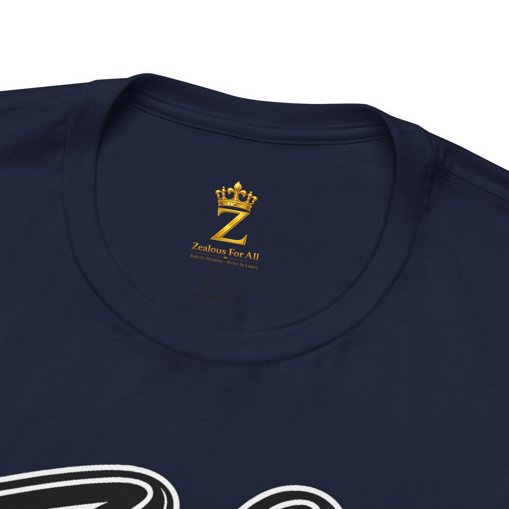 Zealous For All Graphic T-Shirt (Black Logo) Printify