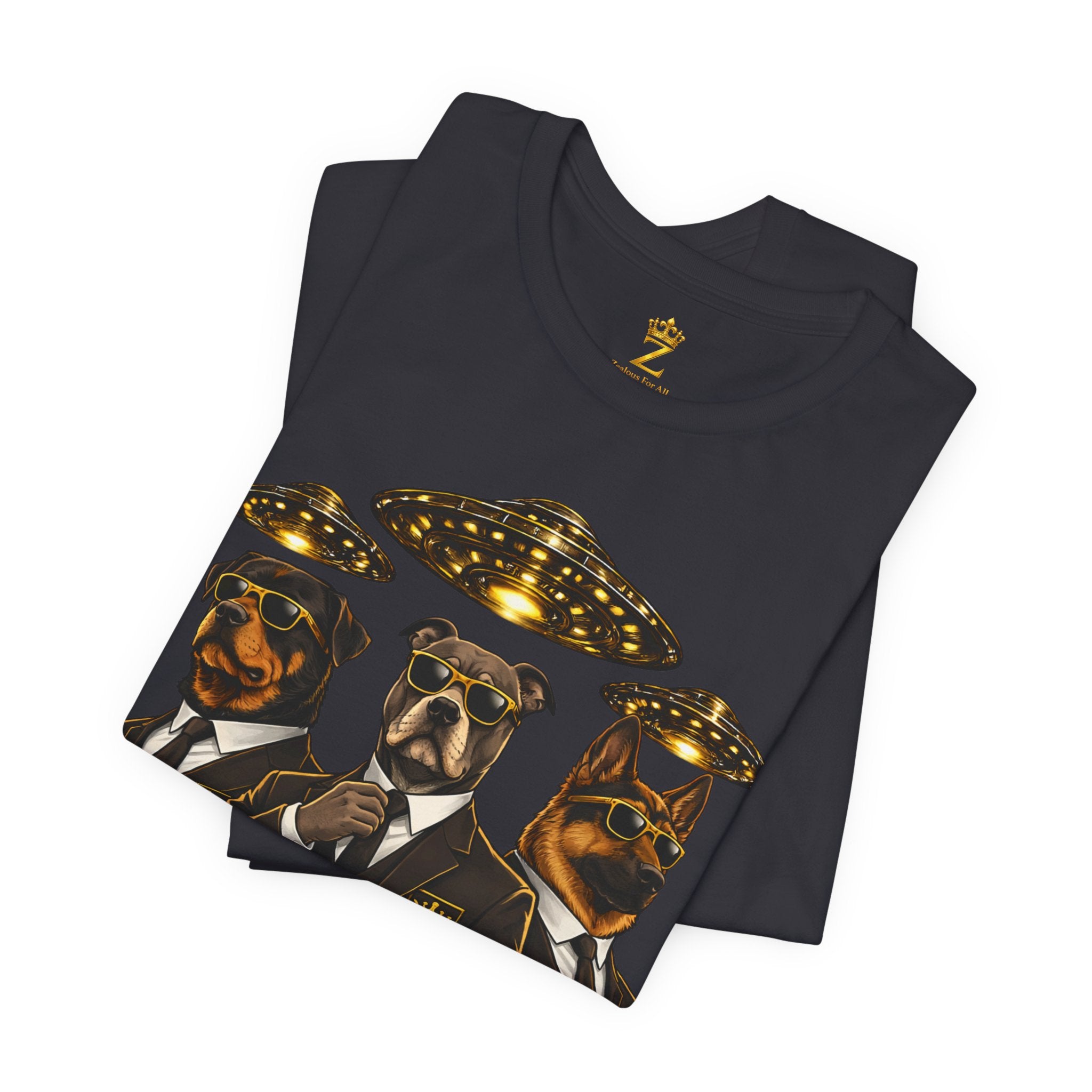 COMING SOON... United. Fly. Organized. Graphic Tee (Gold) Printify