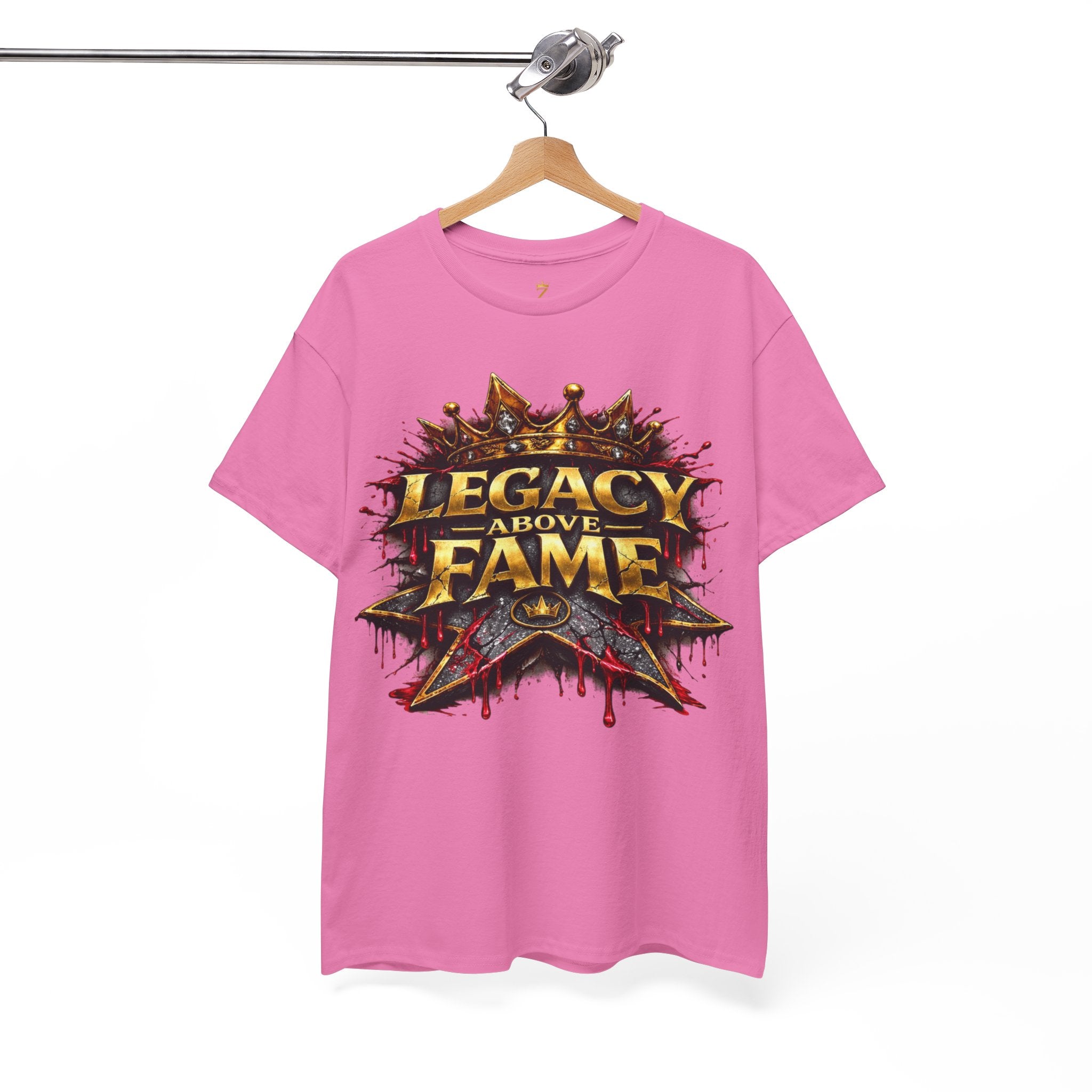 Adult Legacy Above Fame Graphic T-Shirt (Red Drip) - Zealous For All