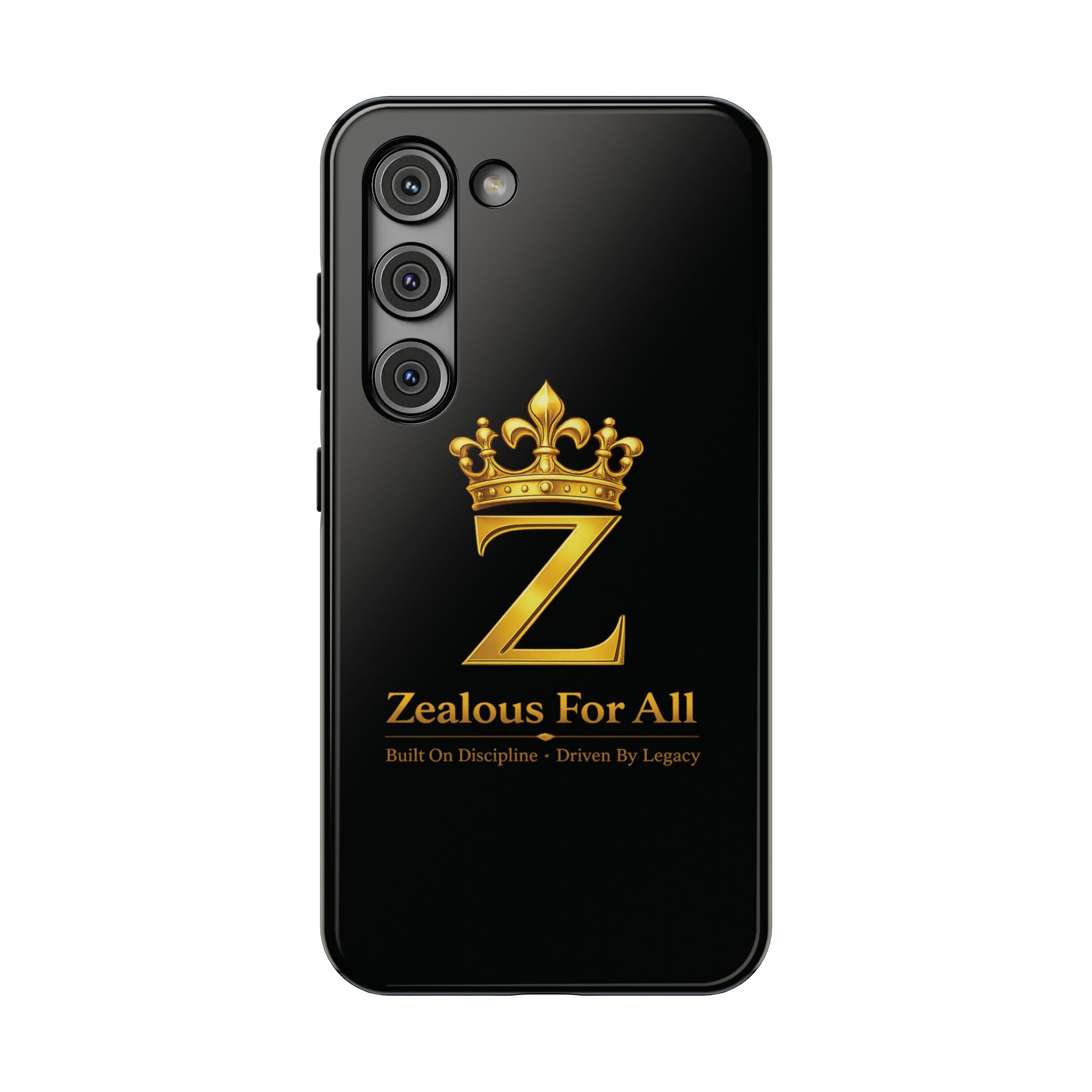 ZFA Phone Case  — "Zealous For All" Gold Crown Impact-Resistant Case Printify