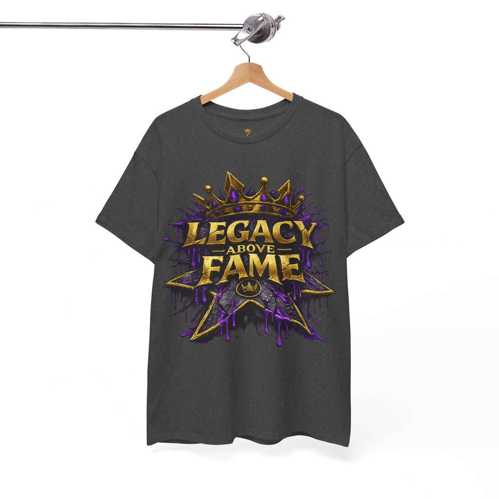 Adult Legacy Above Fame Graphic T-Shirt (Purple Drip) - Zealous For All