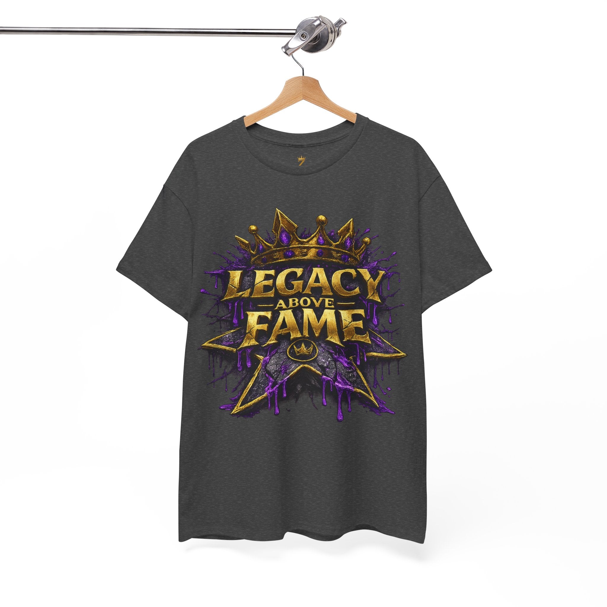 Adult Legacy Above Fame Graphic T-Shirt (Purple Drip) - Zealous For All