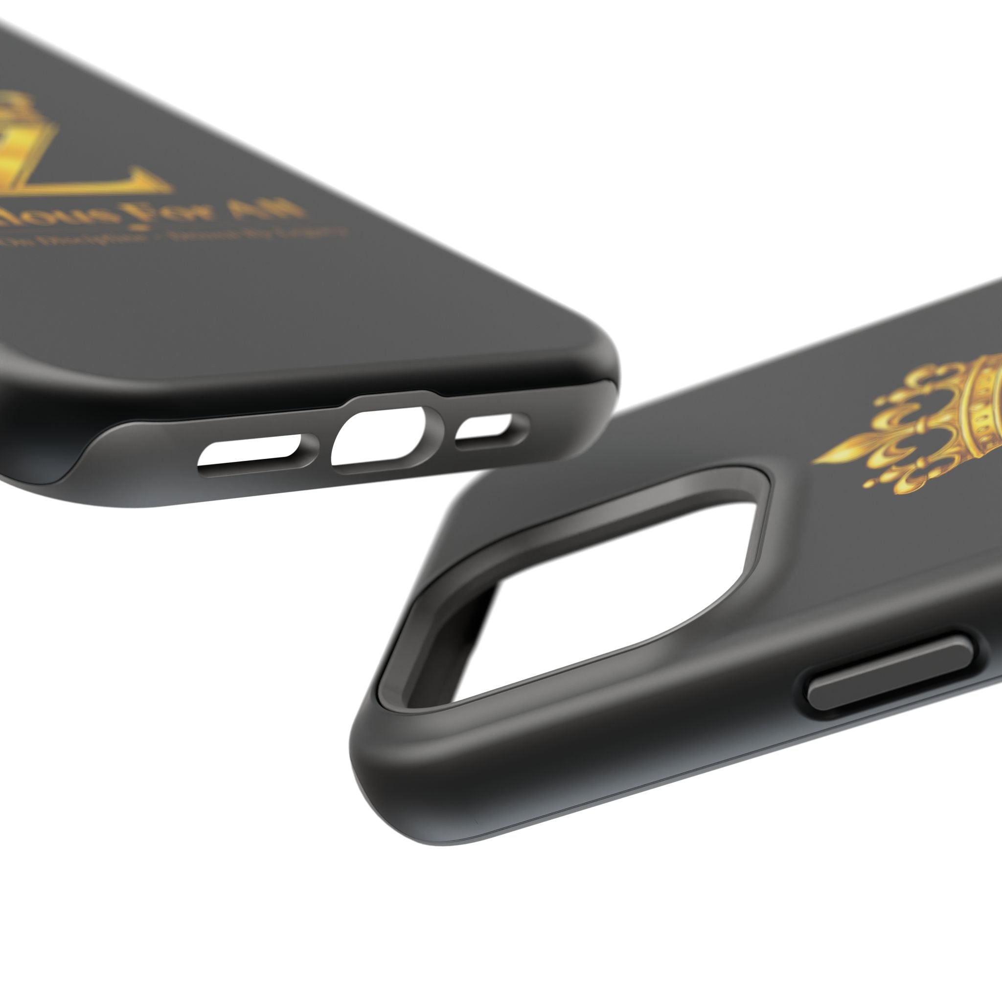 ZFA Phone Case  — "Zealous For All" Gold Crown Impact-Resistant Case Printify