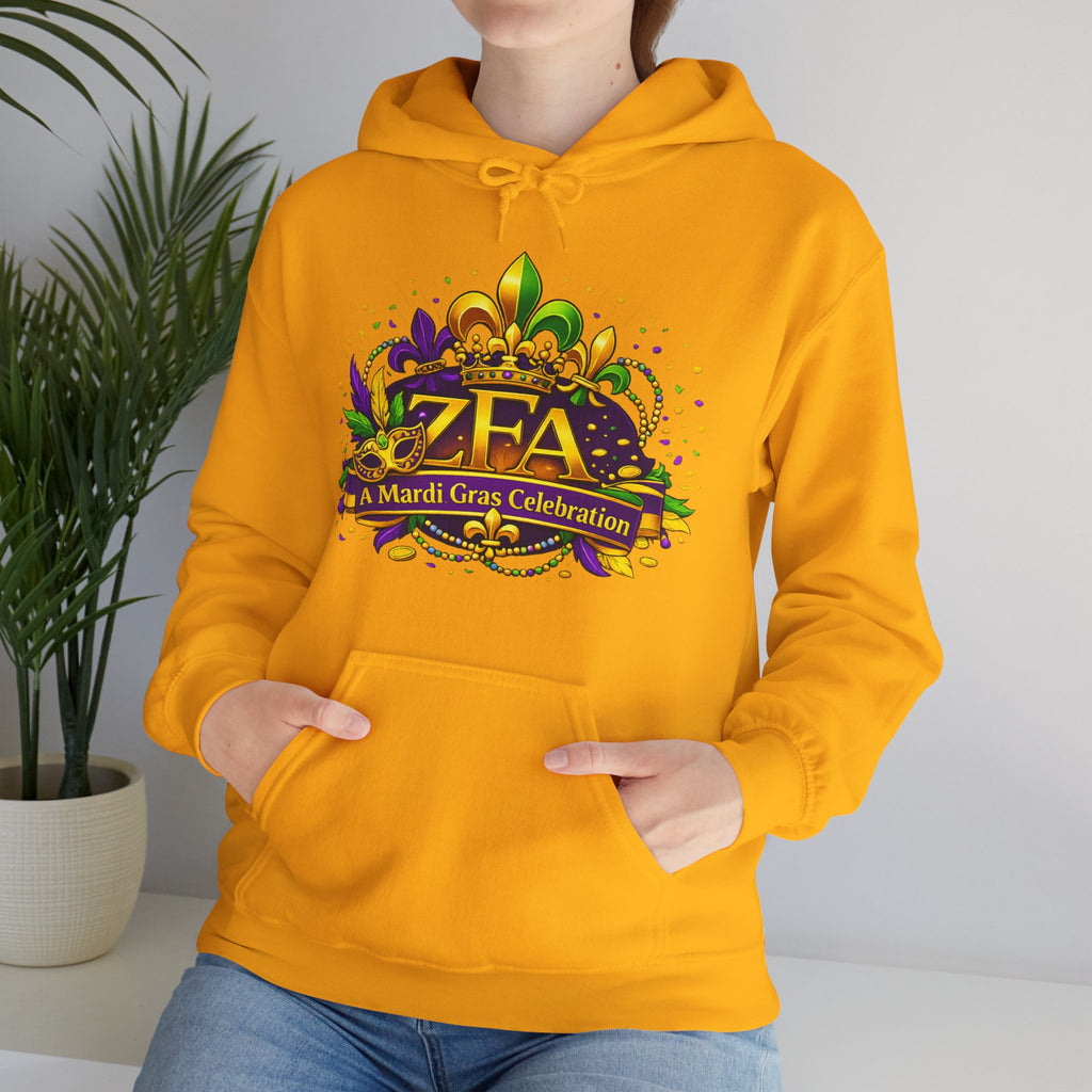 COMING WINTER... ZFA Mardi Gras Celebration Hoodie — Mardi Gras Edition Printify