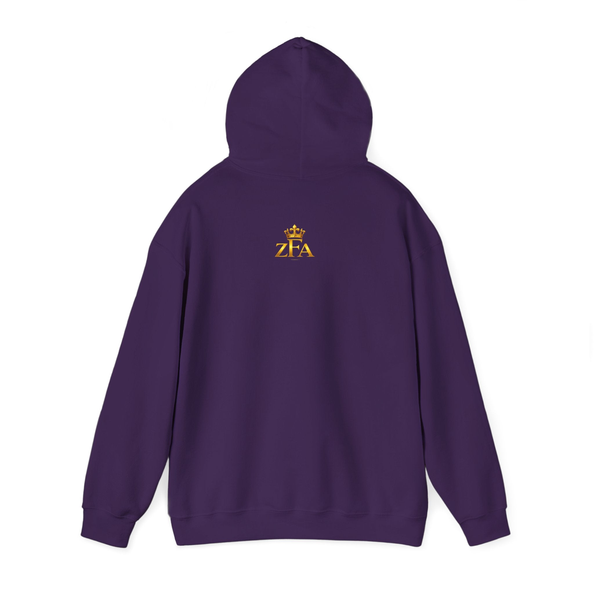 Zealous For All Hoodie — Gold Logo Printify