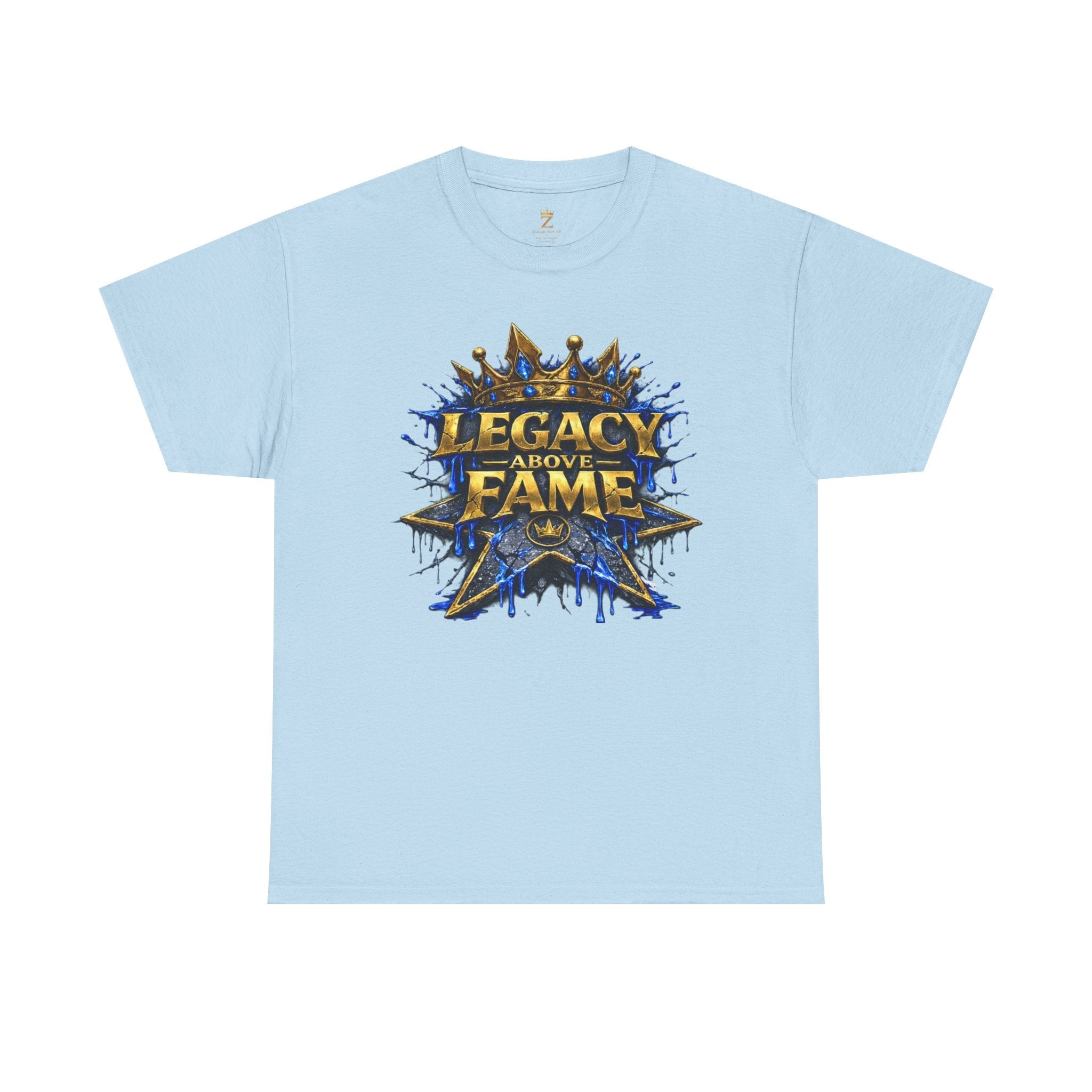 Adult Legacy Above Fame Graphic T-Shirt (Blue Drip)