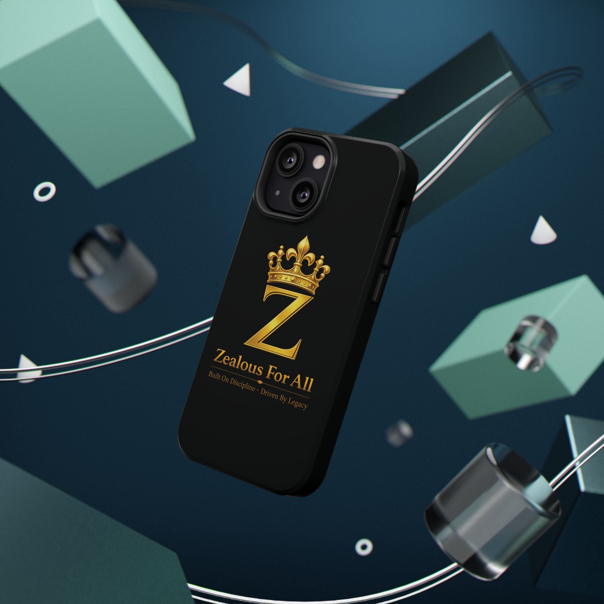 ZFA Phone Case  — "Zealous For All" Gold Crown Impact-Resistant Case Printify