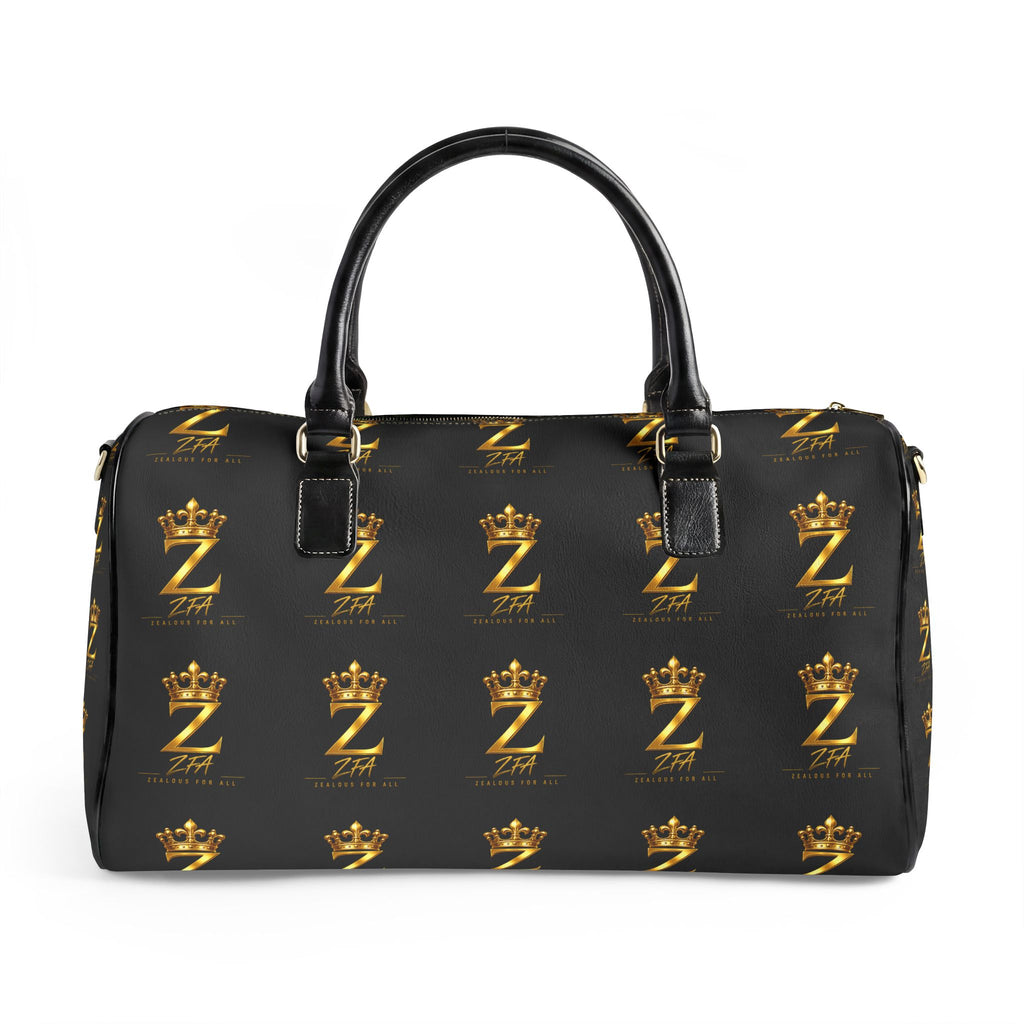 Faux Leather Travel Bag
