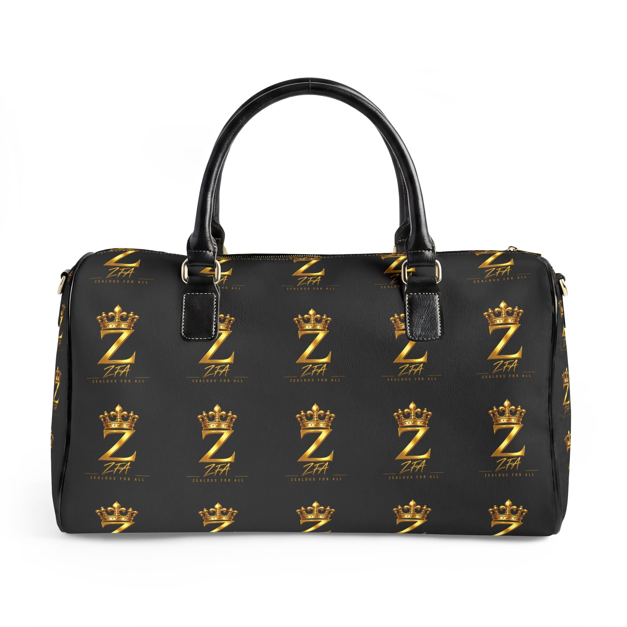 Faux Leather Travel Bag