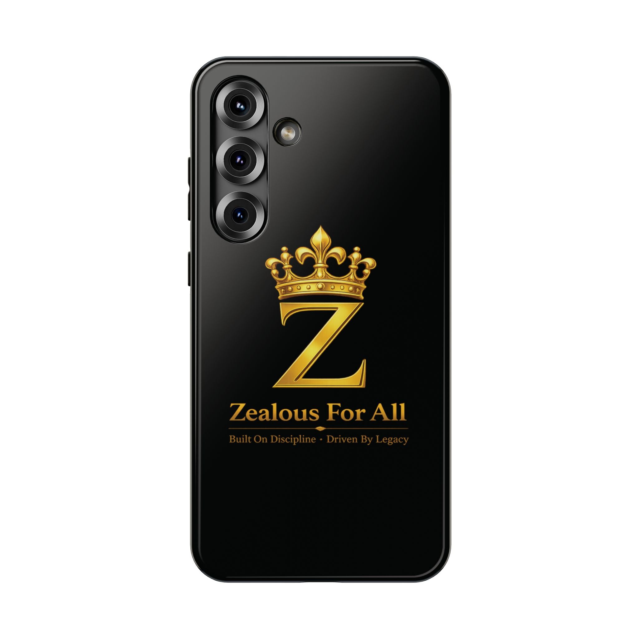 ZFA Phone Case  — "Zealous For All" Gold Crown Impact-Resistant Case Printify