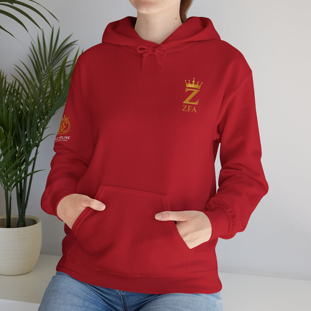 Zealous For All Crown Z Hoodie — Premium White Logo Sweatshirt - Zealous For All