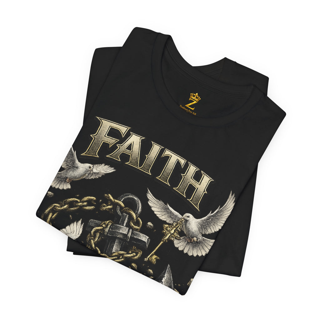 Faith Prevails T‑Shirt (Black Anchor) Printify