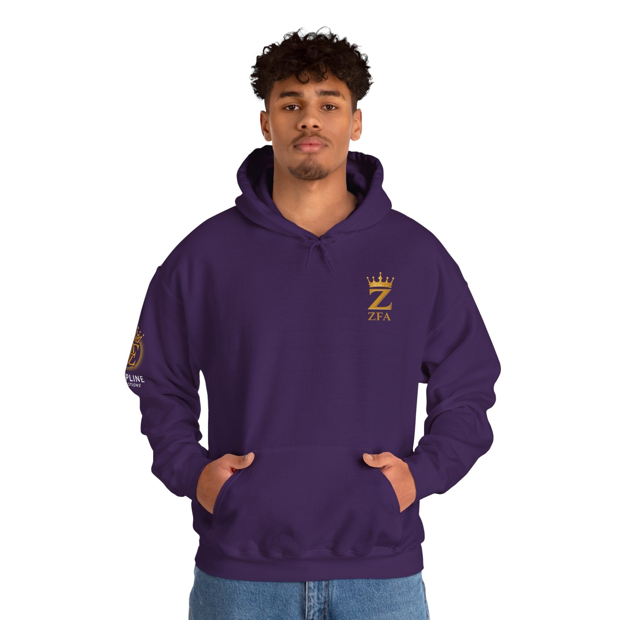 Zealous For All Crown Z Hoodie — Premium White Logo Sweatshirt - Zealous For All