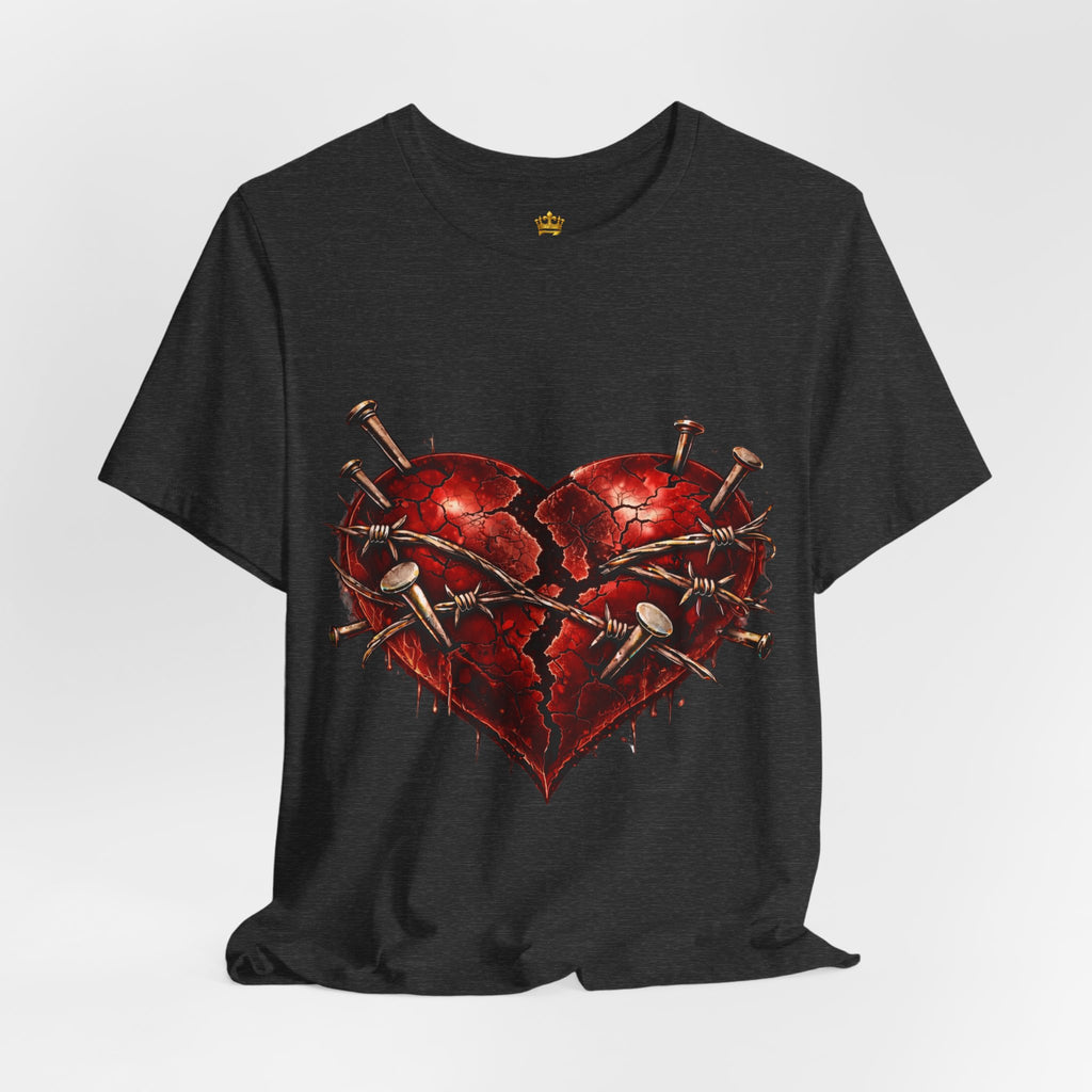 Red Heart T-Shirt (Discipline Over Emotions)