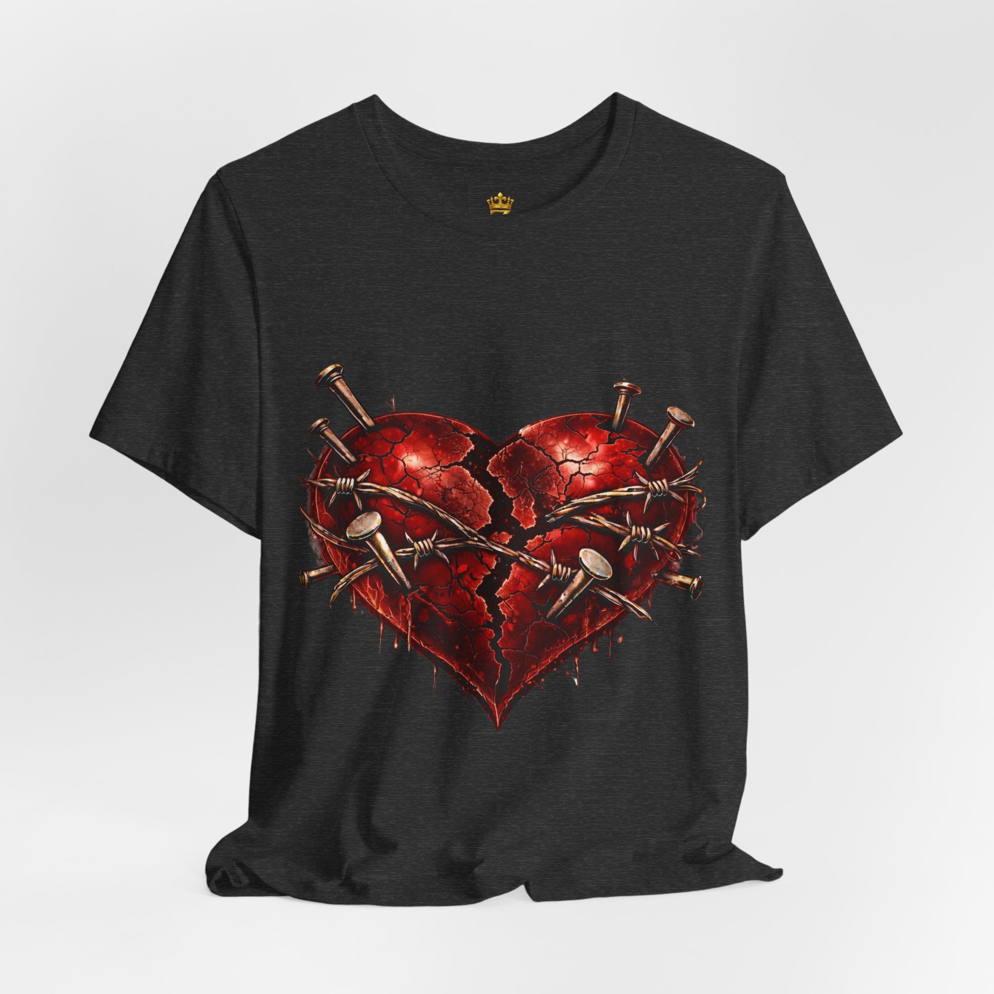 Red Heart T-Shirt (Discipline Over Emotions)