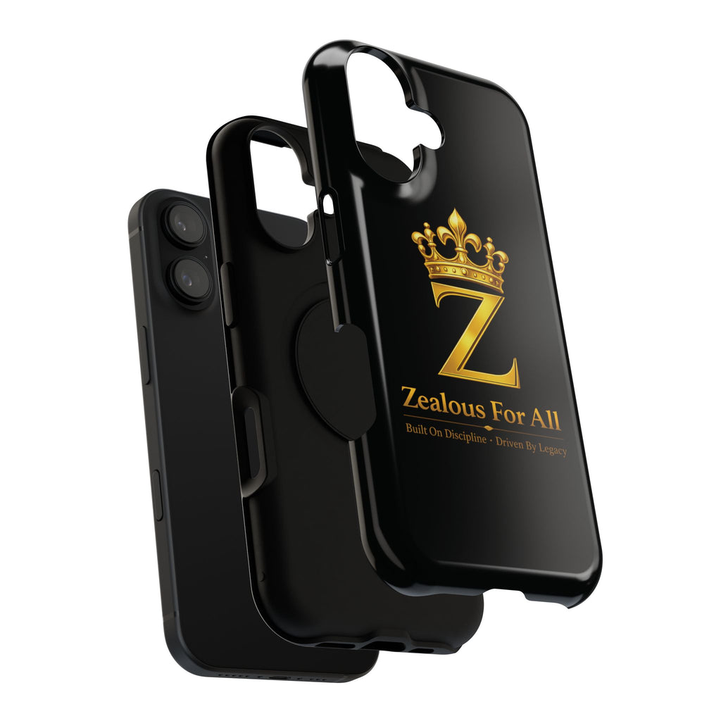 ZFA Phone Case  — "Zealous For All" Gold Crown Impact-Resistant Case Printify