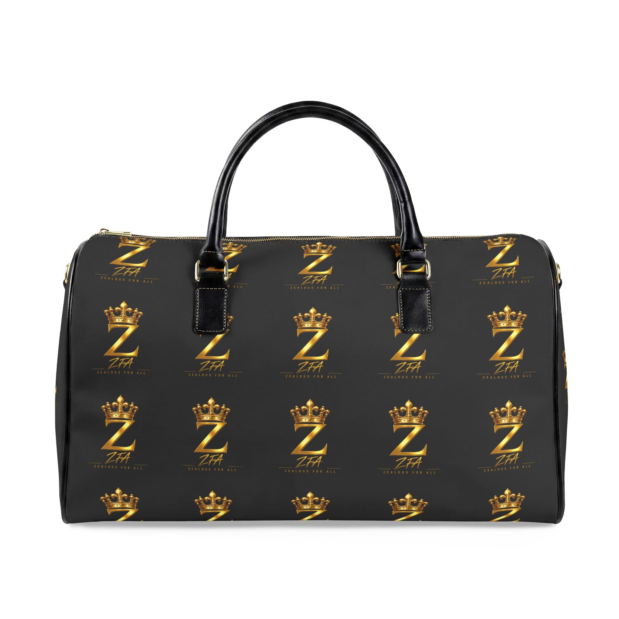 Faux Leather Travel Bag