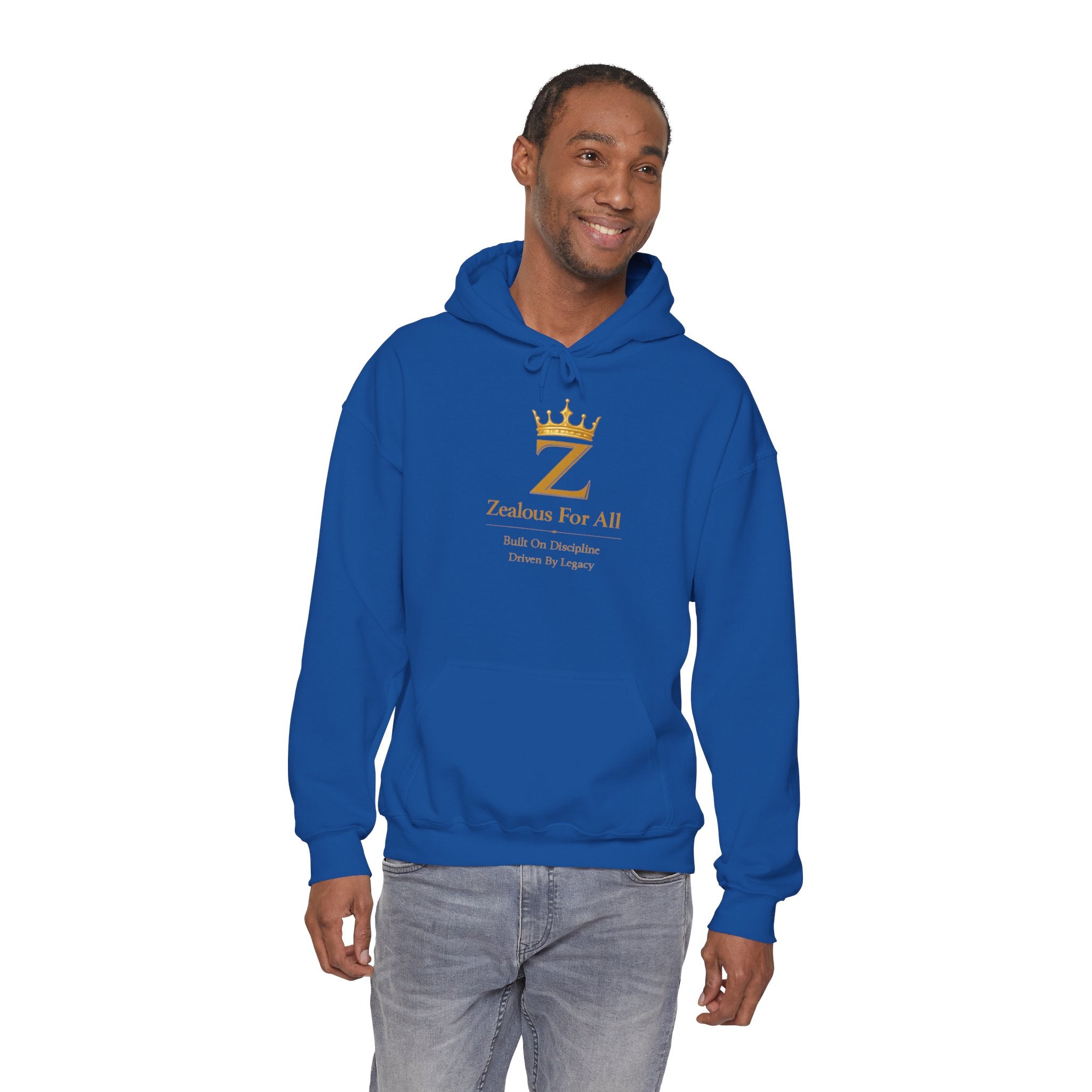 Zealous For All Hoodie — Gold Logo - Zealous For All