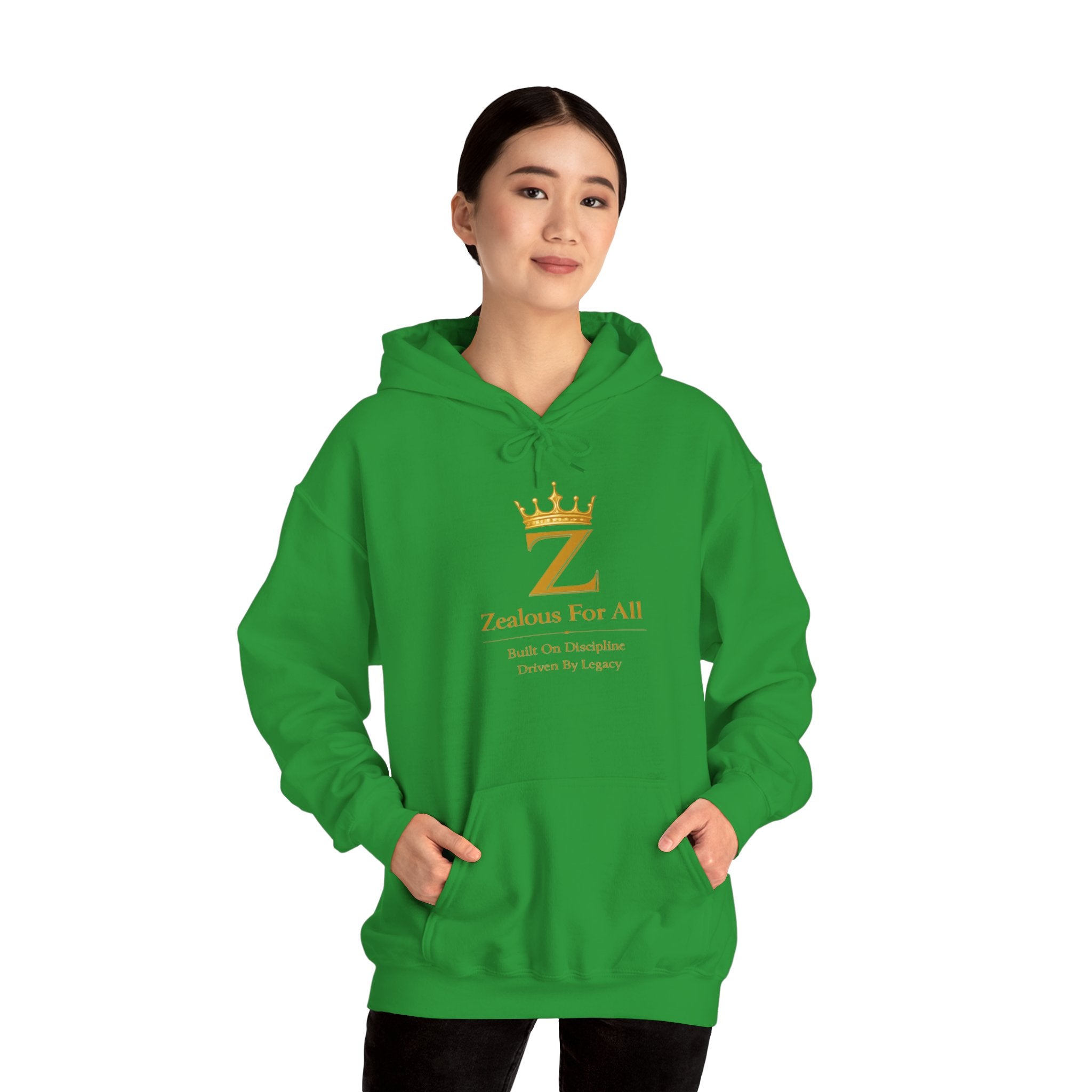 Zealous For All Hoodie — Gold Logo - Zealous For All