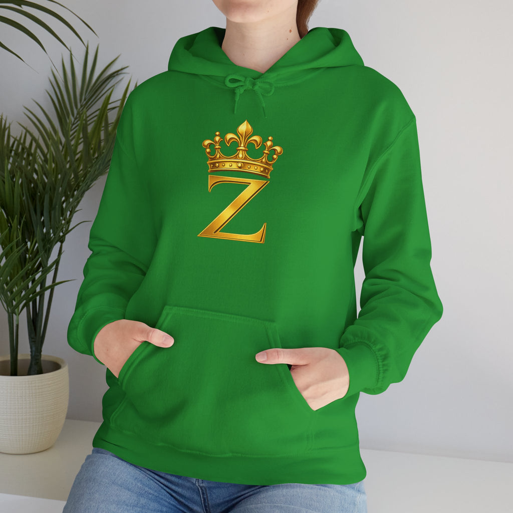 Zealous For All Hoodie — Gold Logo Printify