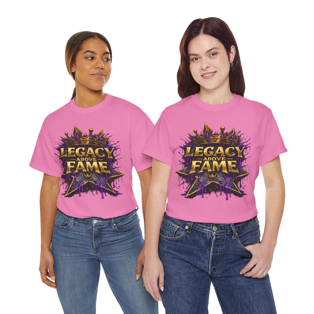 Adult Legacy Above Fame Graphic T-Shirt (Purple Drip) - Zealous For All