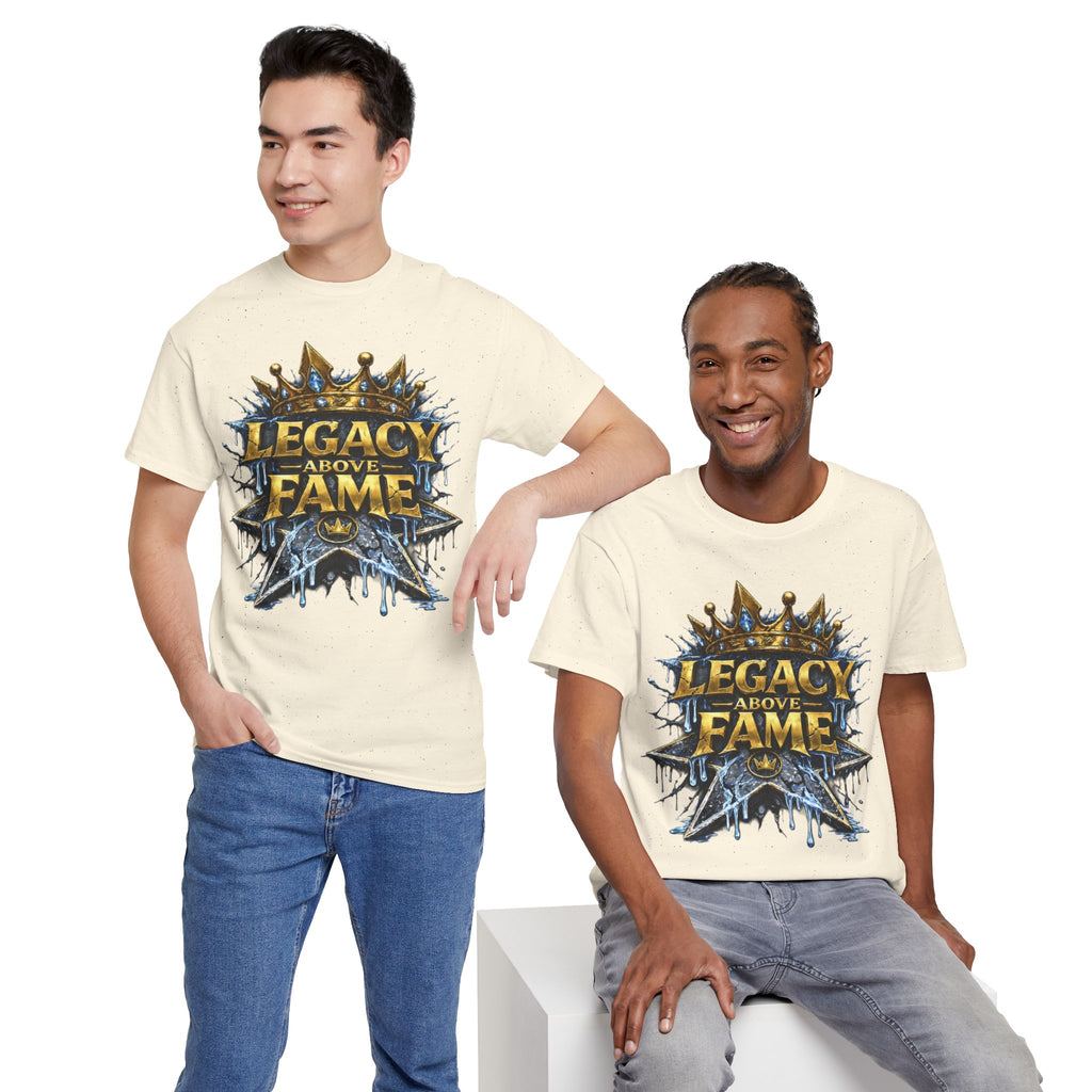 Adult Legacy Above Fame Graphic T-Shirt (Icy Blue Drip) - Zealous For All
