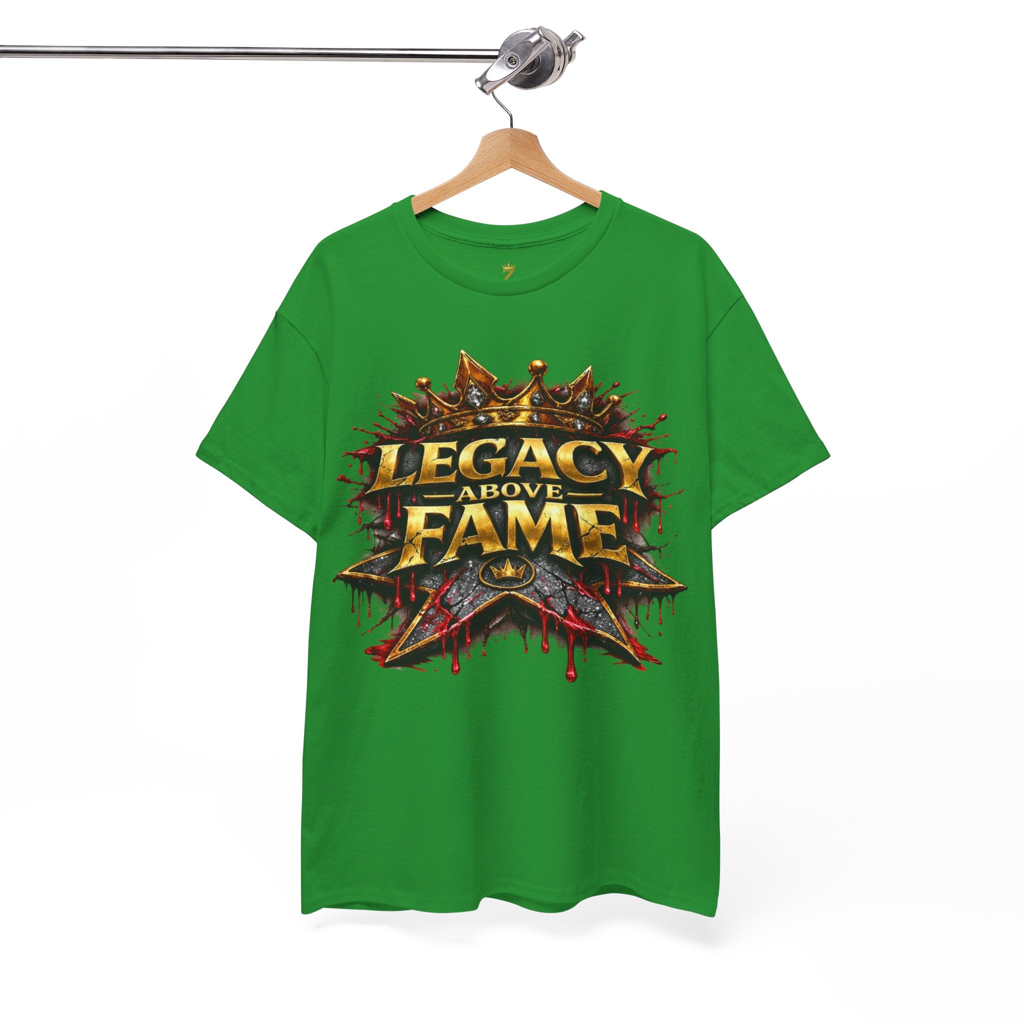 Adult Legacy Above Fame Graphic T-Shirt (Red Drip) - Zealous For All