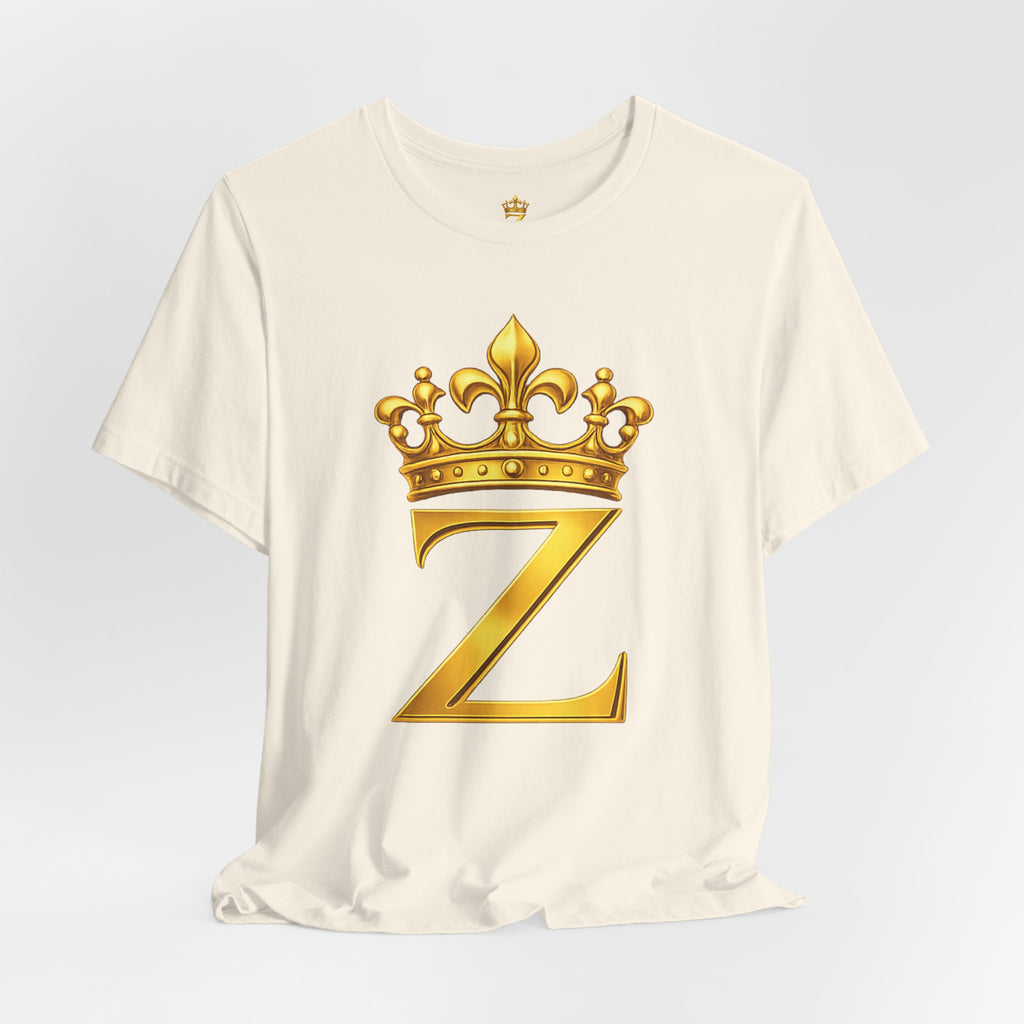 Unisex "Z" T-Shirt (Gold Logo) Printify