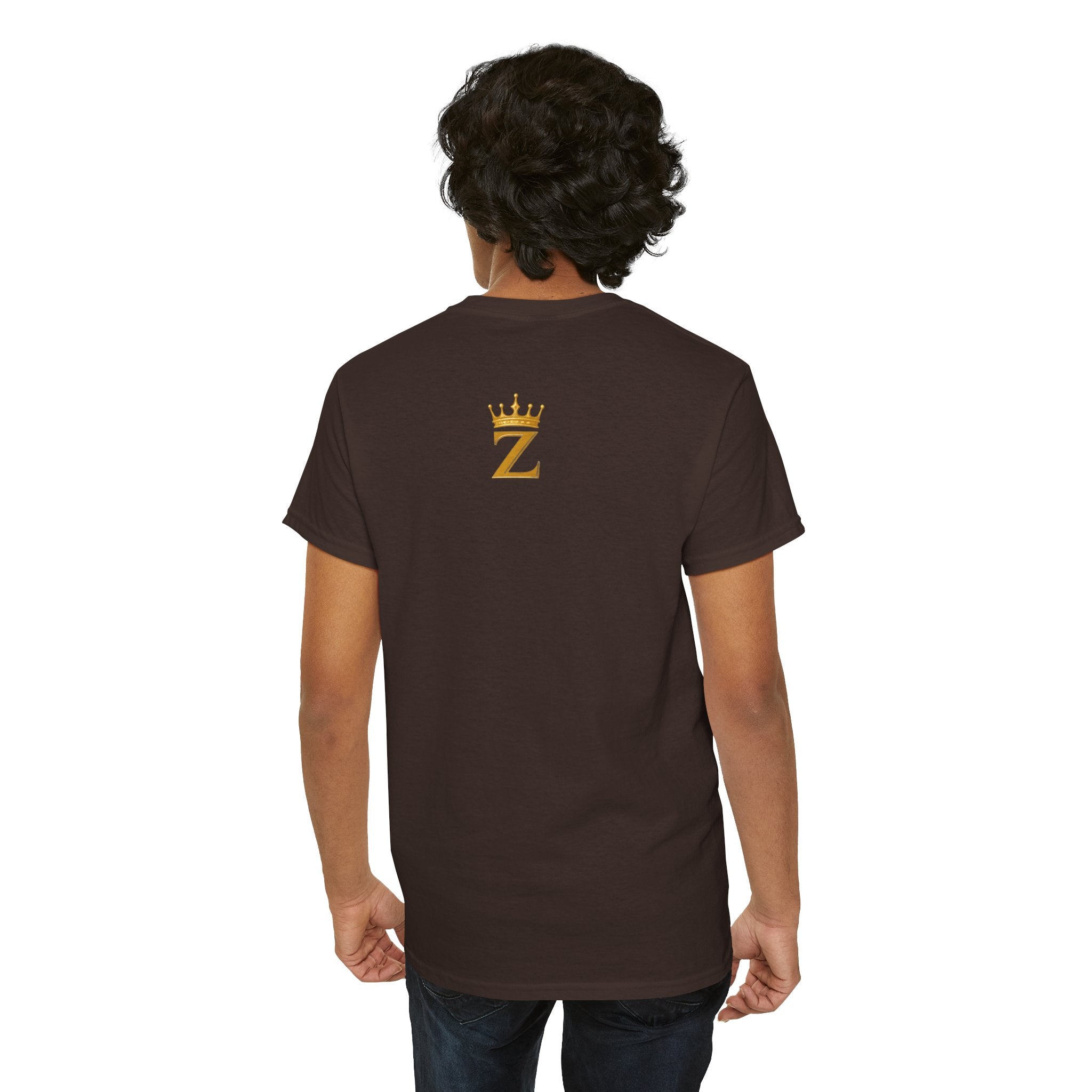 Unisex Zealous For All T-Shirt (Gold Logo (with Back logo) T-shirt) Printify