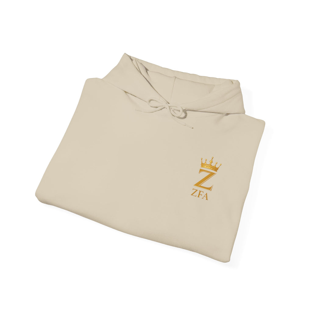 Zealous For All Hoodie — Gold Front Logo Sweatshirt - Zealous For All