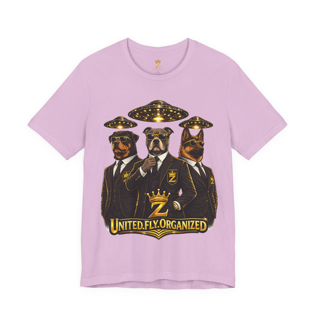 COMING SOON... United. Fly. Organized. Graphic Tee (Gold) Printify