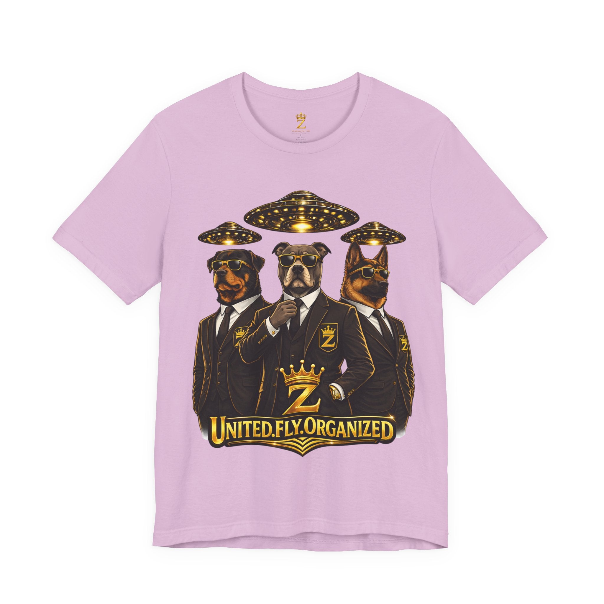 COMING SOON... United. Fly. Organized. Graphic Tee (Gold) Printify
