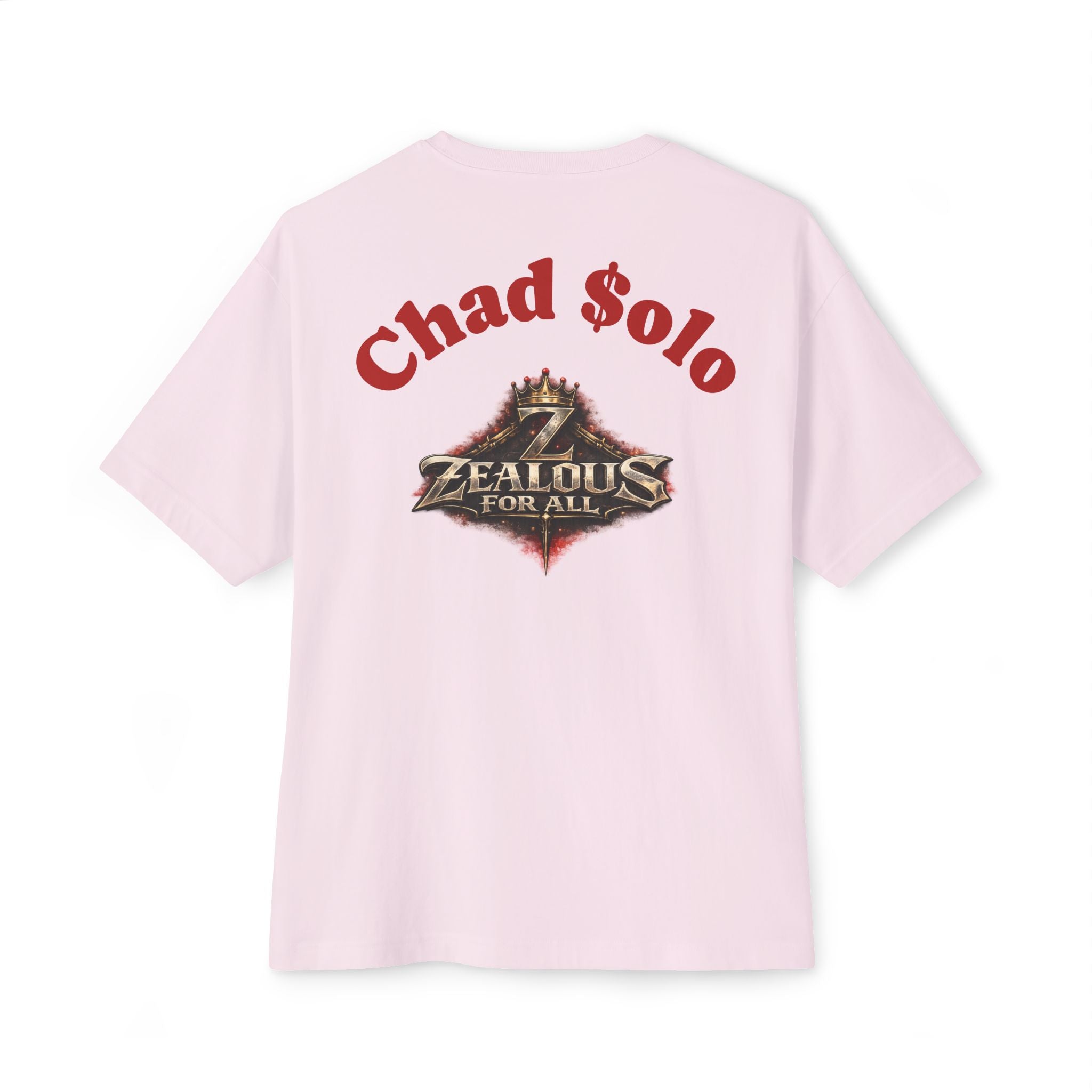 CEO CHAD EDITION *Oversized* Discipline Over Emotions Graphic Tee (Red Heart) Printify