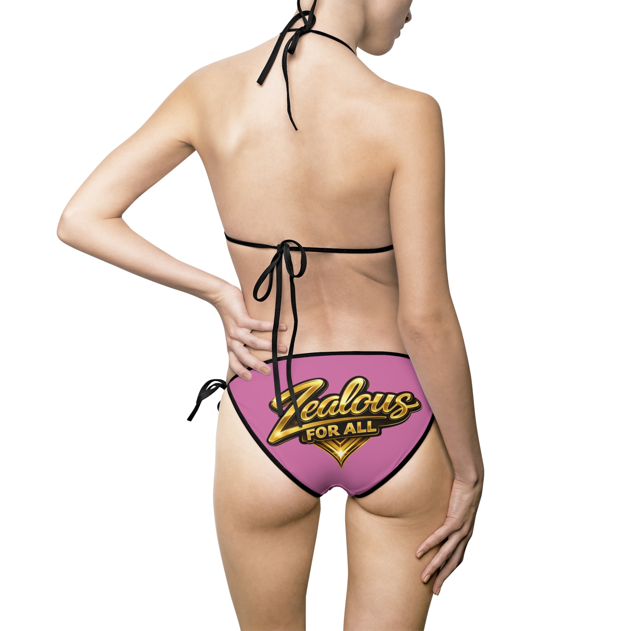 Women's Bikini Swimsuit (Pink)