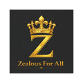 Car Magnet — Gold Crown 'Z' Logo with "Zealous For All"