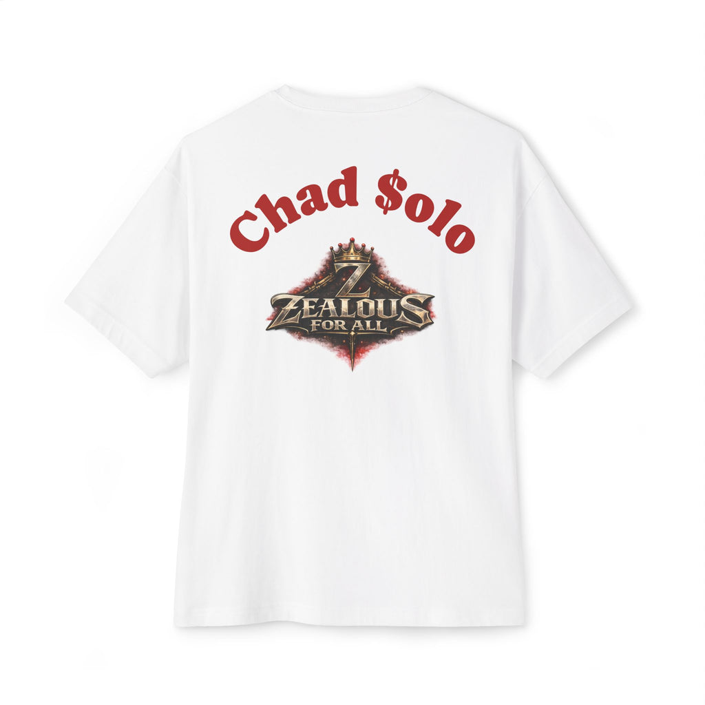 CEO CHAD EDITION *Oversized* Discipline Over Emotions Graphic Tee (Red Heart) Printify