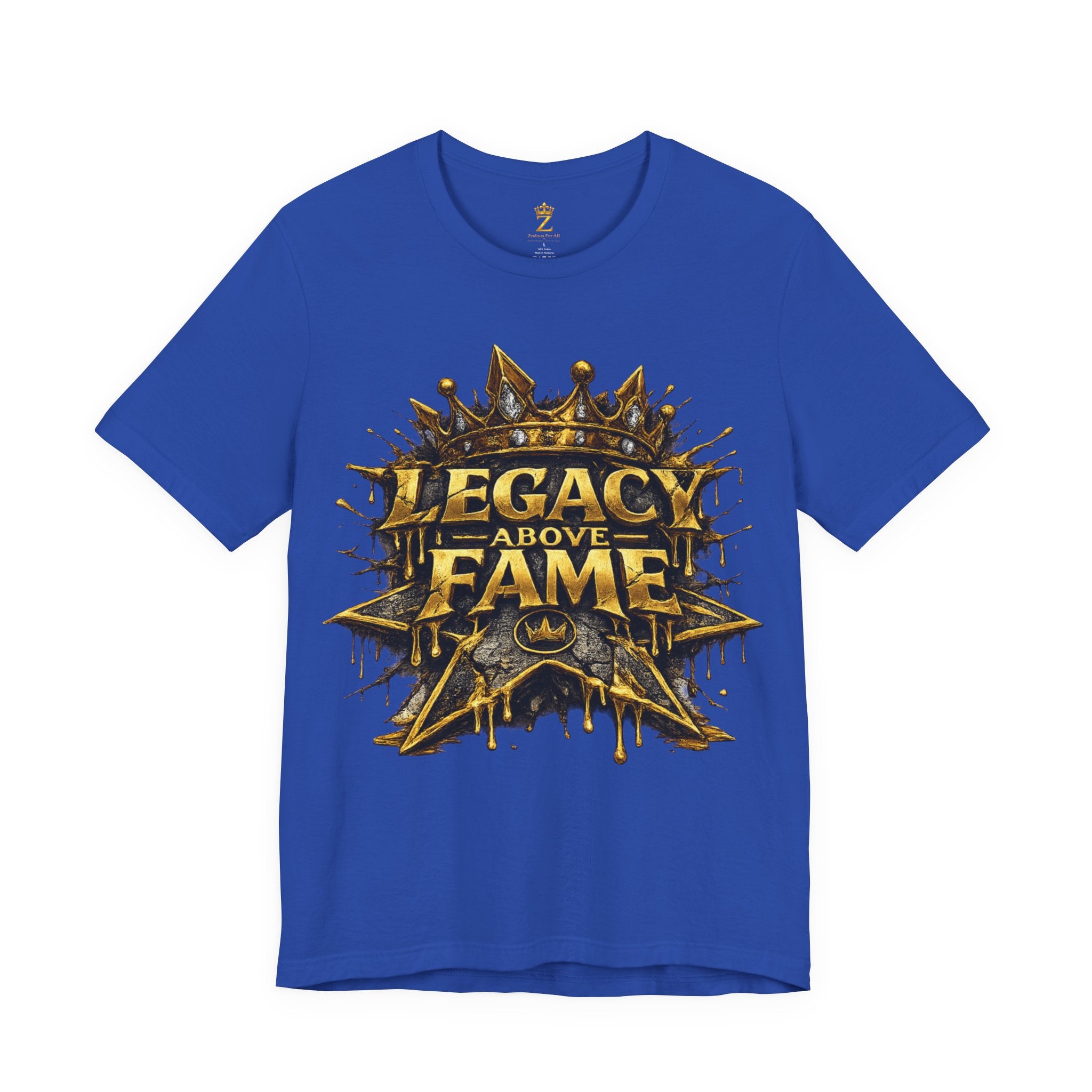 COMING SOON... Legacy Above Fame Graphic Tee (Gold Crown) Printify