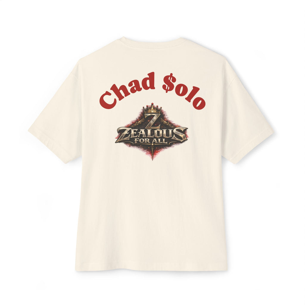 CEO CHAD EDITION *Oversized* Discipline Over Emotions Graphic Tee (Red Heart) Printify